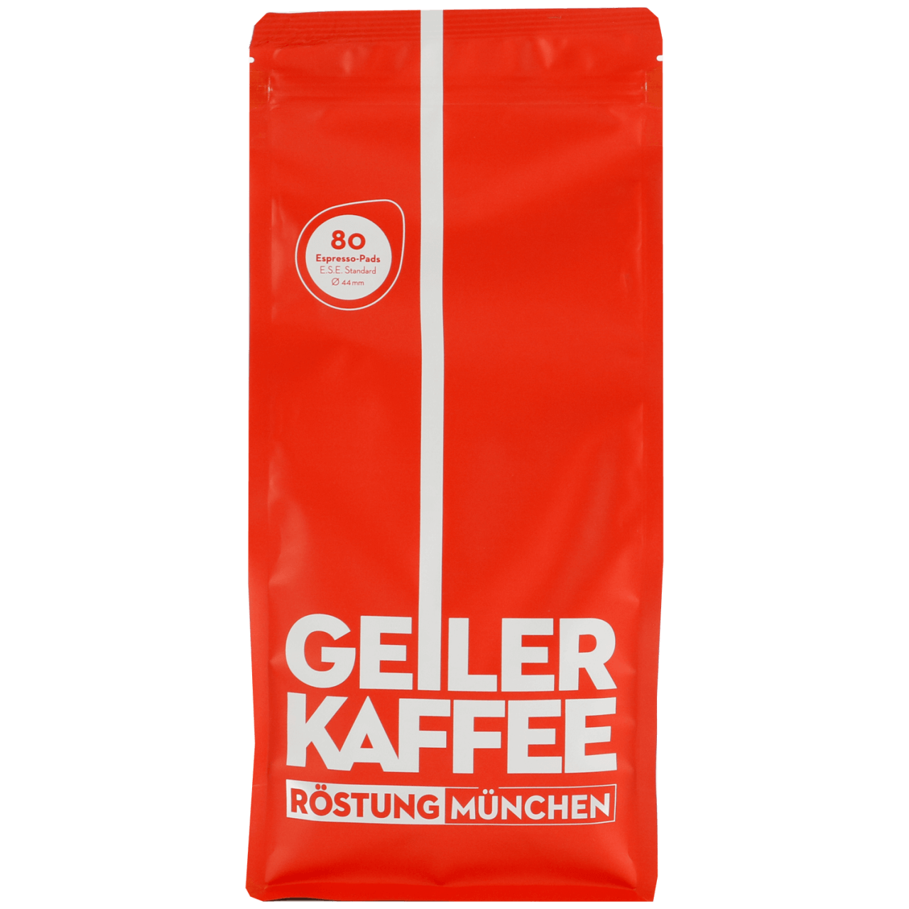 Geiler Kaffee Röstung München ESE Pads ohne Alu-Umverpackung