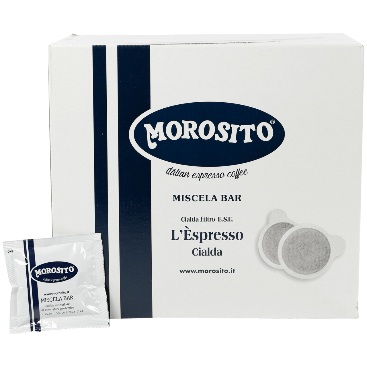 Morosito L´Espresso Blu 150 ESE Pads